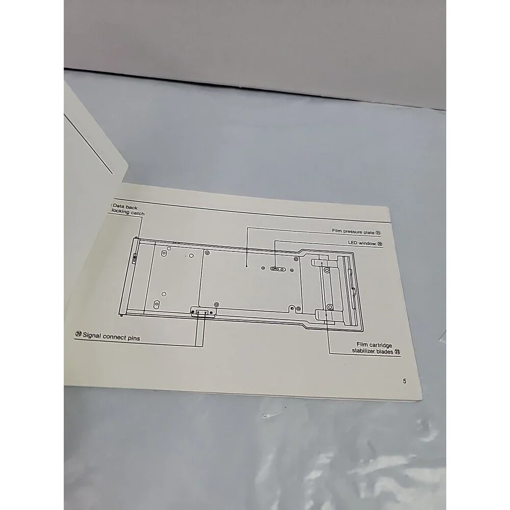 Vintage Nikon Data Back MF-15 Instruction Manual  Camera Accessory